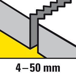 4 pânze de ferăstrău pentru tăieturi grosiere rapide în lemn moale, cu o grosime de 4 până la 50 mm