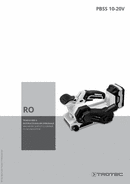 Bedienungsanleitung Akku-Bandschleifer PBSS 10-20V (RO)