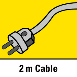 Cablu de cauciuc robust de 2 m lungime