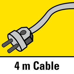 Cablu de cauciuc robust de 4 m lungime