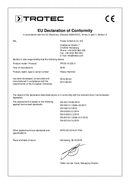 Declaraţie de conformitate  ciocan rotopercutor PRDS 10-230V (INT)