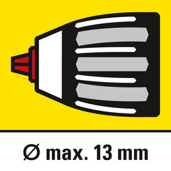 Deschidere mandrină max. 13 mm