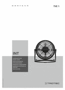 Ghid rapid Ventilator de masă USB TVE 1 (INT)