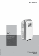 Manual de utilizare aparat mobil de climatizare PAC 2600 E (RO)