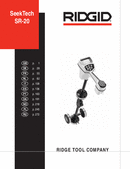 Manual de utilizare detector de cabluri şi ţevi SR-20 (INT)