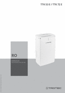 Manual de utilizare dezumidificator de aer TTK 53 E / TTK 72 E (RO)
