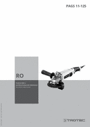 Manual de utilizare Șlefuitor unghiular PAGS 11-125 (RO)