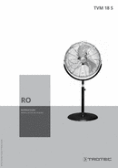 Manual de utilizare ventilator cu picior TVM 18 S (RO)