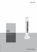 Manual de utilizare ventilator turn TVE 29 T (RO)