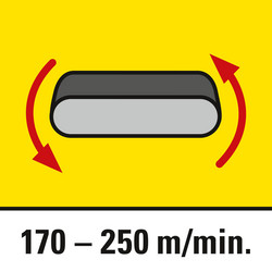 Viteză a benzii de 170 până la 250 m/min